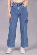 WOMAN CARGO JEANS